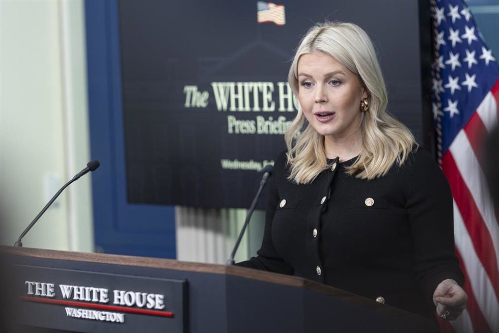 La portavoz de la Casa Blanca, Karoline Leavitt