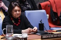 La secretaria general adjunta de la ONU pide avances "concretos" para una vía política "creíble" en Gaza