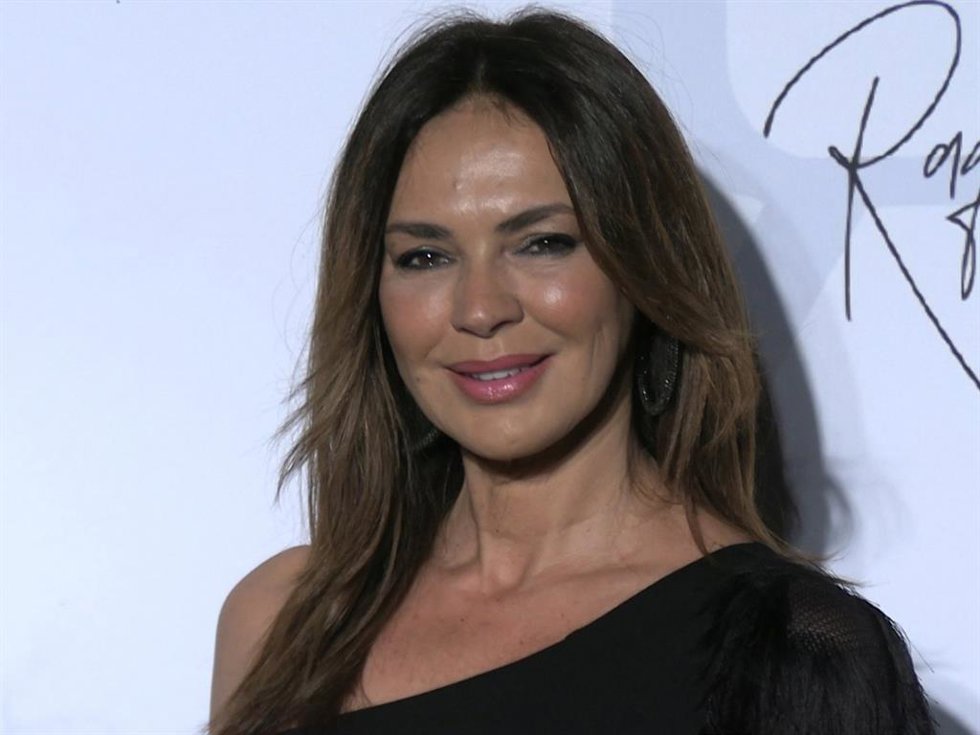 Olga Moreno en el desfile de Raquel Bollo
