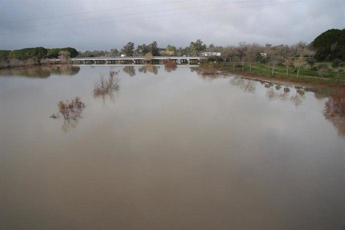 Imagen de archivo de las zonas mas afectadas por  inundaciones en el término municipal de Jerez de la Frontera. A 12 de febrero de 2026, en Jerez de la Frontera (Andalucía, España). 