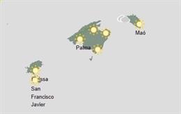 El tiempo hoy, jueves 19 de febrero, en Baleares.