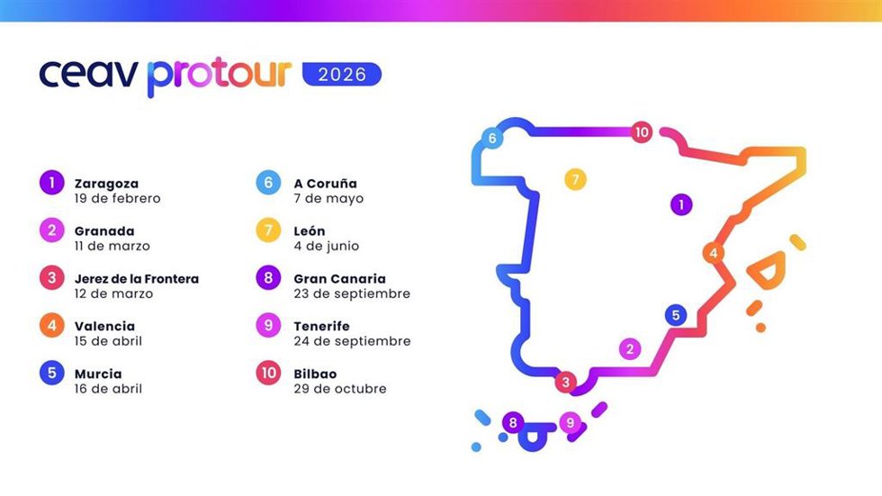 CEAV arrancará su gira de 2026 en Zaragoza el próximo jueves, con Aragón como Destino Nacional Premium.