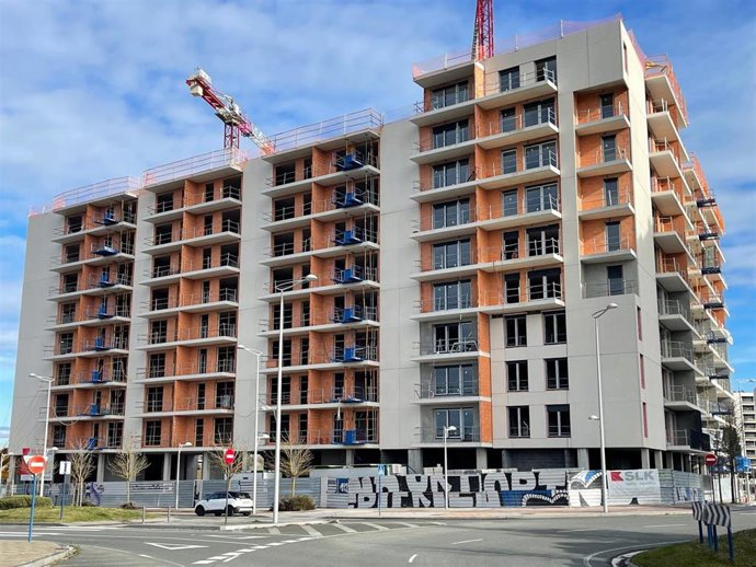 Viviendas en construcción. 