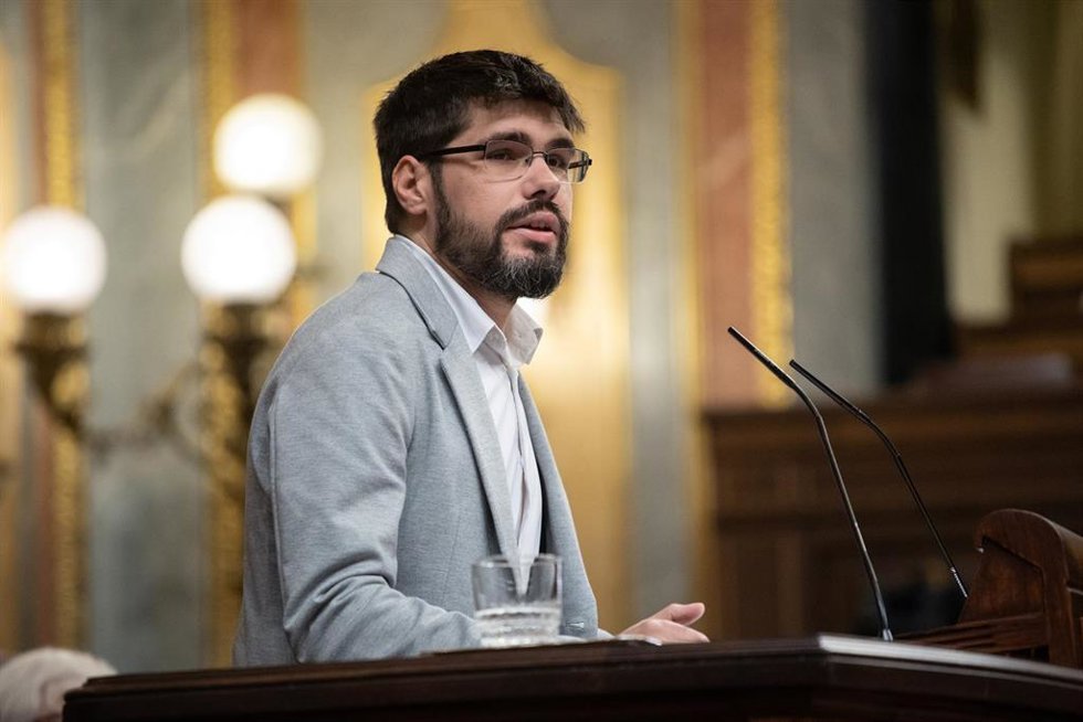 Archivo - El diputado de Sumar Lander Martínez.