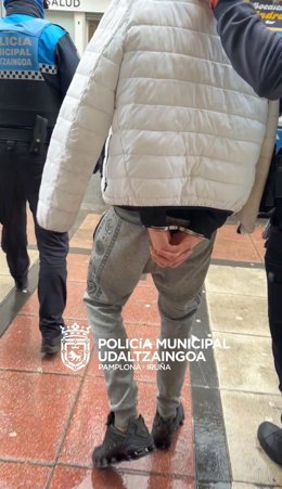 Momento de la detención.