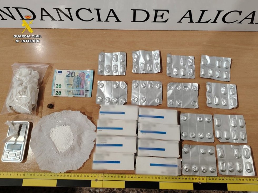 Operación de la Guardia Civil en Guardamar