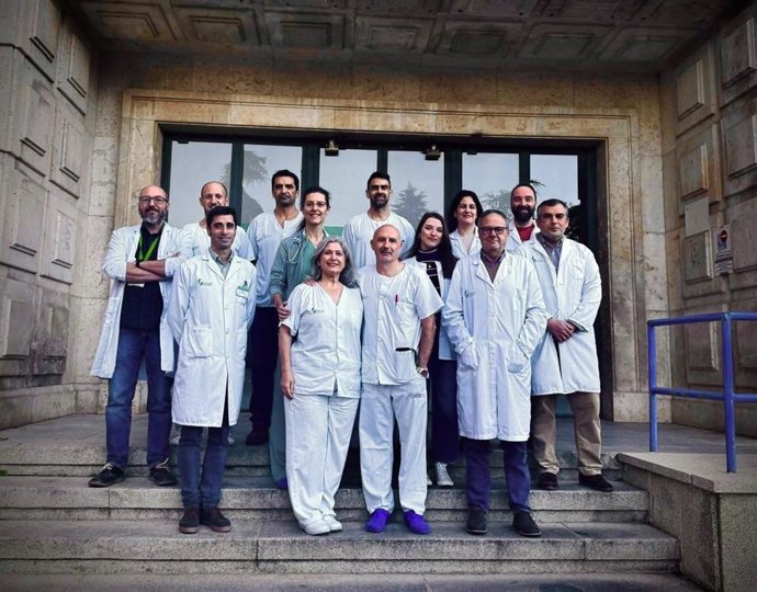 Miembros del Equipo Multidisciplinar de Esclerosis Lateral Amiotrófica (ELA) del Hospital San Pedro de Alcántara de Cáceres.
