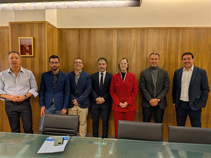 Archivo - Miembros de la CHD y el ITAGRA.