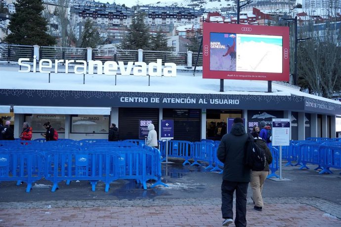 Archivo - Estación de esquí de Sierra Nevada el pasado enero