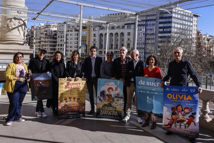Recepción a los nominados a los Premios Goya en el Ayuntamiento de València