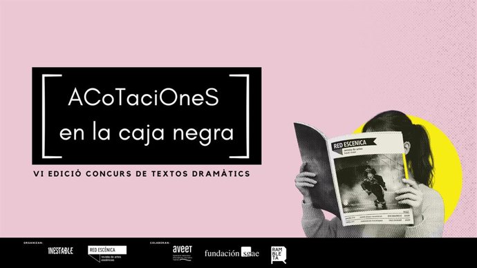 Red Escénica presenta la sexta edición del certamen de escritura dramática 'Acotaciones en la caja negra'