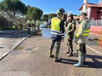 CHD atribuye a la "naturaleza del suelo y el deficiente drenaje" los efectos de las borrascas en Aldeamayor