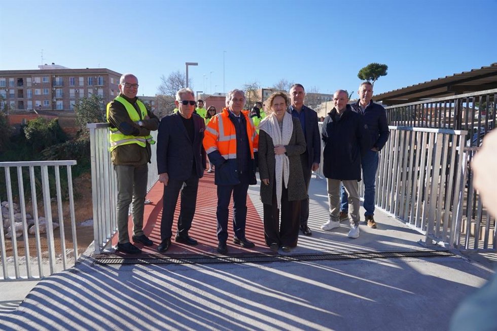 Visita a la pasarela de Mas del Jutge