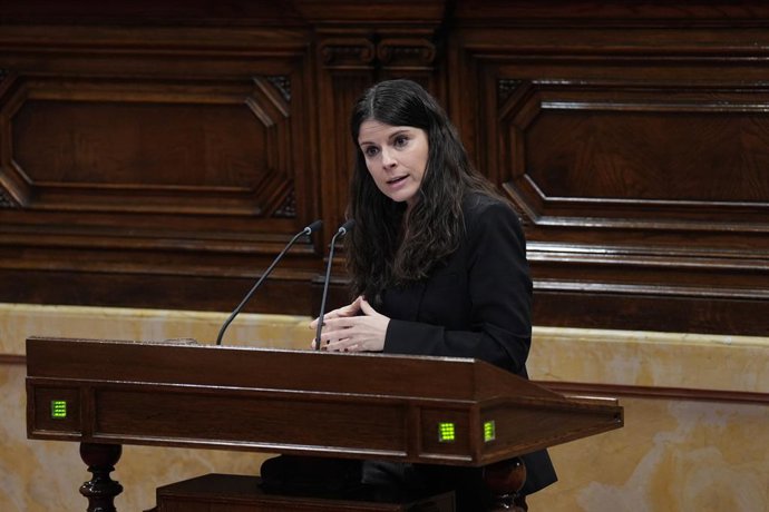 La presidenta de Junts al Parlament, Mònica Sales