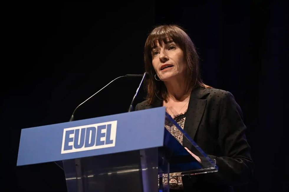 La presidenta de Eudel, Esther Apraiz