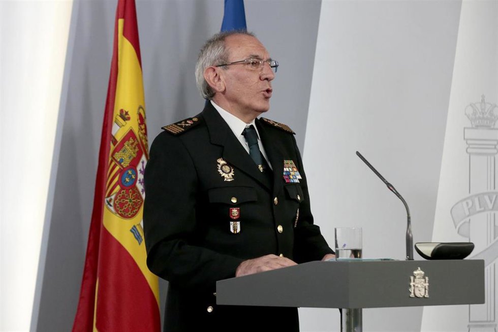 Archivo - El DAO de la Policía, José Ángel González, durante una rueda de prensa
