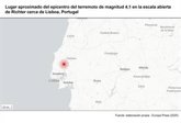 Foto: Portugal.- Un terremoto de magnitud 4,1 sacude la capital de Portugal