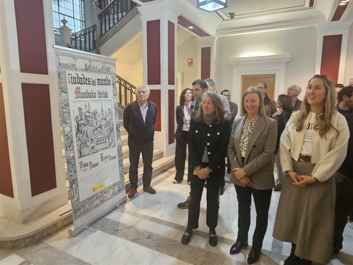 La subdelegación del Gobierno en Álava acoge su cuarta exposición, 'Ciudades del Mundo'