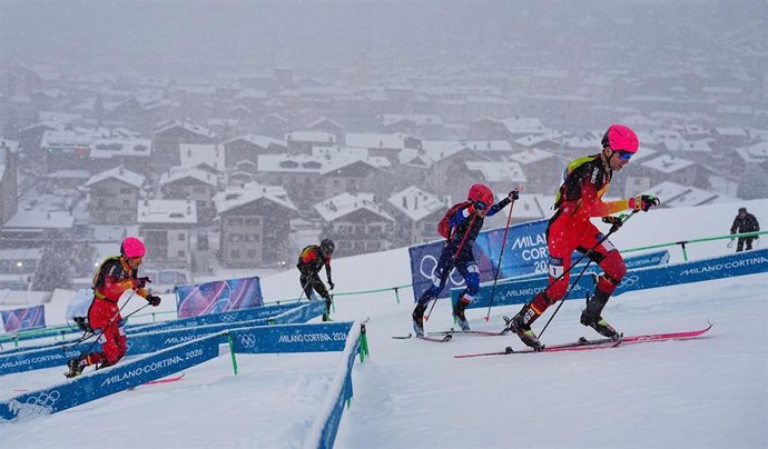 Oriol Cardona y Ot Ferrer durante los Juegos de Invierno de Milán y Cortina d'Ampezzo 2026