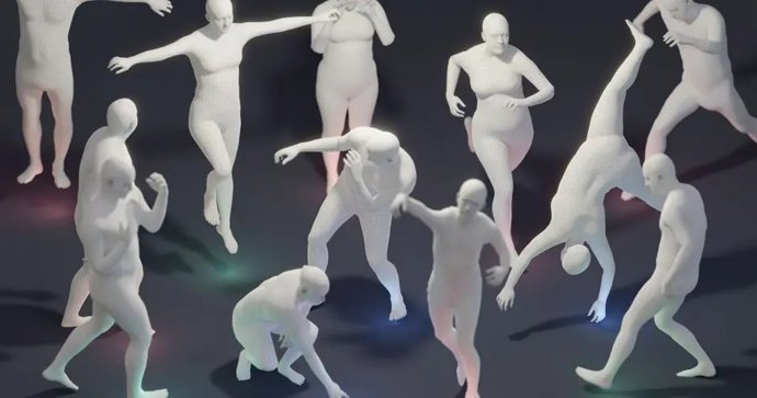 Tecnología de animación humana generada por IA de Meshcapade.