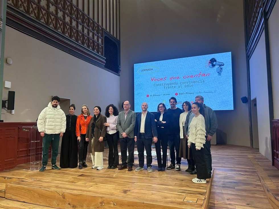 Jornada de cierre del proyecto 'Voces que cuentan', impulsado por la fundación Koine Aequalitas, para promover la convivencia intercultural y luchar contra el racismo y la xenofobia.