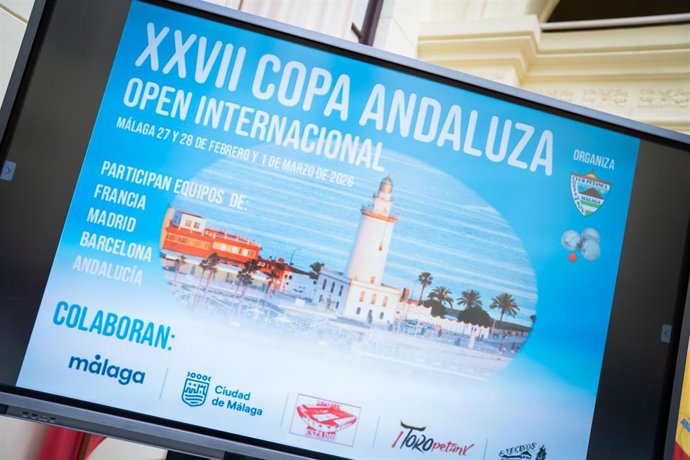 Cartel de la XXVII Copa Andaluza del Open Nacional de Petanca