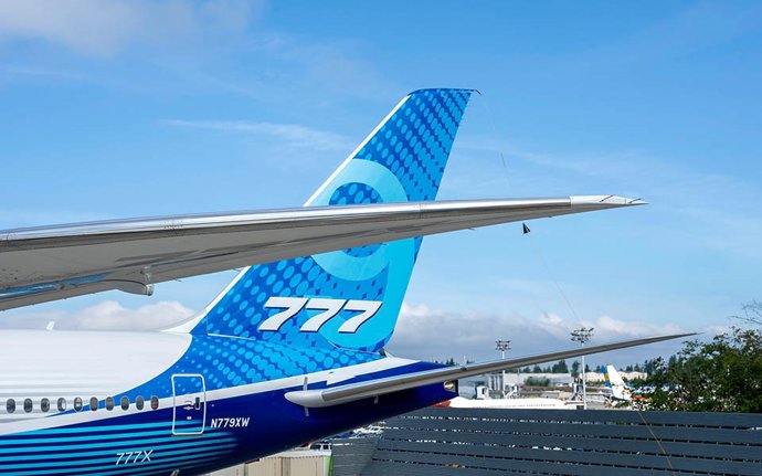 Archivo - Boeing comienza las pruebas de vuelo del avión 777-9.