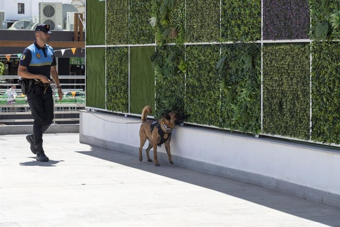 Unidad canina de la Policía Local de Mogán