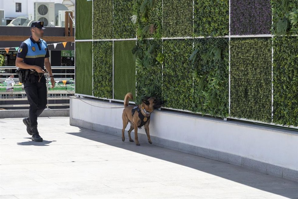Unidad canina de la Policía Local de Mogán