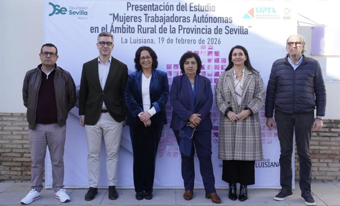 Presentación en La Luisiana (Sevilla) el estudio 'Mujeres Trabajadoras Autónomas en el Ámbito Rural de la Provincia de Sevilla', elaborado por la Diputación de Sevilla y UPTA.