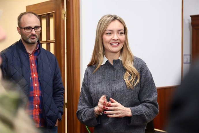 La conselleira de Política Social, Fabiola García, en Rois