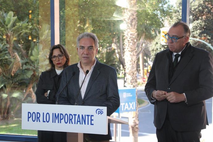 El vicesecretario de Coordinación Autonómica, Municipal y Análisis Electoral del PP, Elías Bendodo, en un Foro de turismo en Málaga.