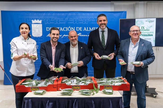 Presentación de las IX Jornadas de Tirabeques y Présules de Dalías (Almería).