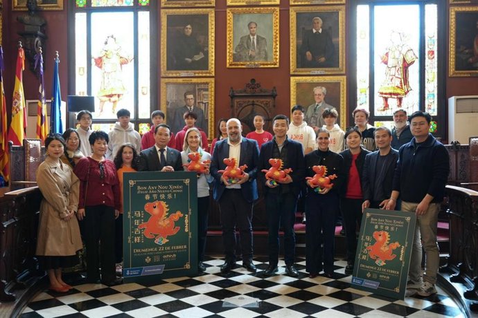 El alcalde de Palma, Jaime Martínez, en la presentación de los actos del Año Nuevo Chino.
