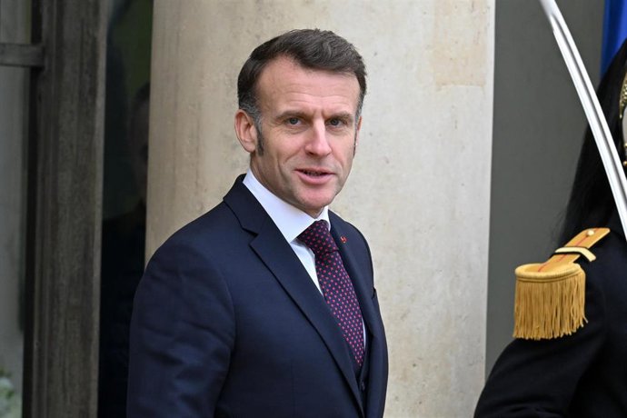El presidente francés, Emmanuel Macron