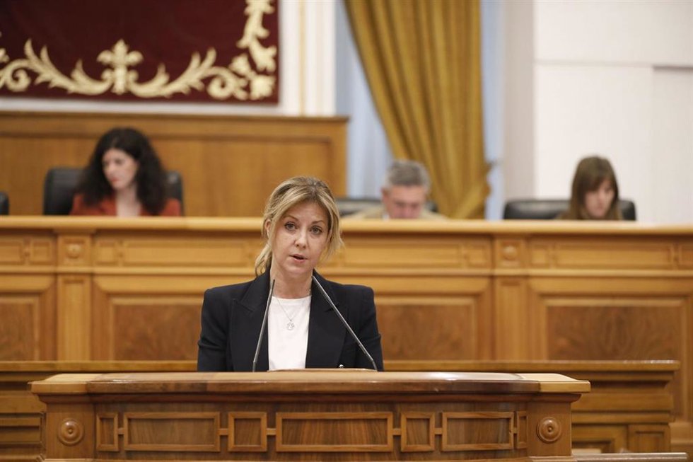 La portavoz del PSOE en las Cortes de C-LM, Ana Isabel Abengózar.