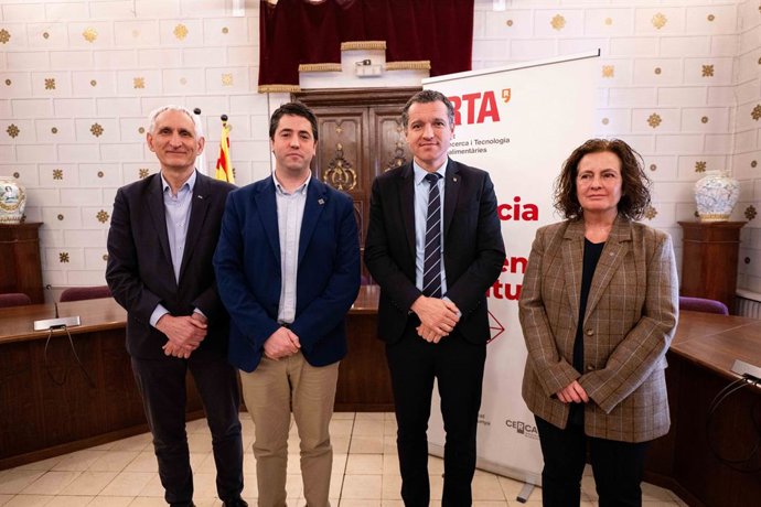 Momento de la presentación del centro de Irta en La Seu d'Urgell (Lleida).