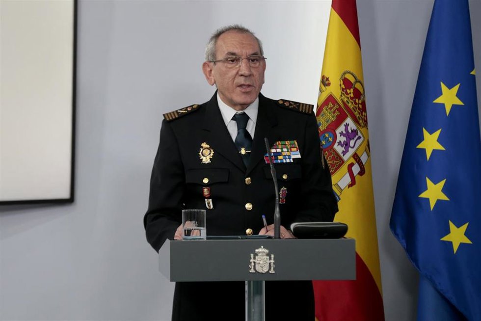 Archivo - El DAO de la Policía, José Ángel González, durante una rueda de prensa 