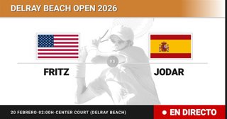 Taylor Fritz - Rafael Jodar: resumen y estadísticas del partido de Octavos de final de Delray Beach Open