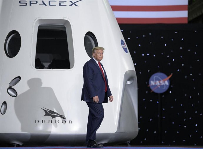 Archivo - El presidente de EEUU, Donald Trump, en el Centro Espacial Kennedy de la NASA en Florida