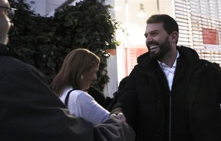 El secretario general del PSOE Provincial de Cáceres, Álvaro Sánchez Cotrina