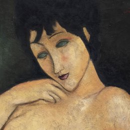 Detalle obra Modigliani