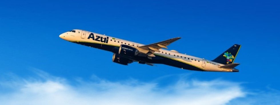 Archivo - La aerolínea brasileña Azul.