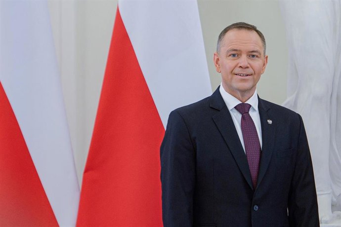 El presidente polaco, Karol Nawrocki, en el marco de un reciente viaje a Lituania.