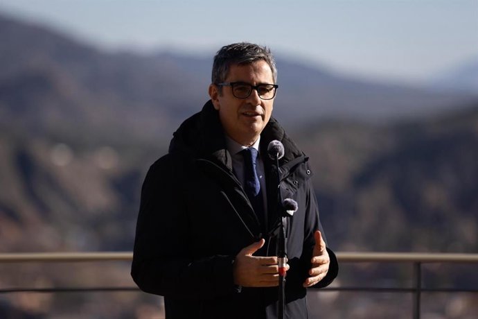 El ministro de la Presidencia, Justicia y Relaciones con las Cortes, Félix Bolaños, en el Parador de Lorca