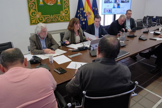 La Diputación de Ourense y el Inorde se reúnen en la comisión ejecutiva de Femembalses, en la sede de la Federación Española de Municipios y Provincias de Madrid