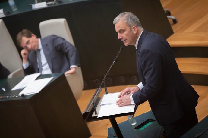 Archivo - El portavoz de Vox en el Ayuntamiento de Madrid, Javier Ortega Smith