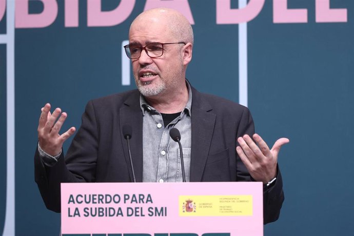 El secretario general de CCOO, Unai Sordo.