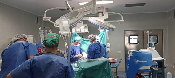 Donación en el Hospital Juan Ramón Jiménez de Huelva.