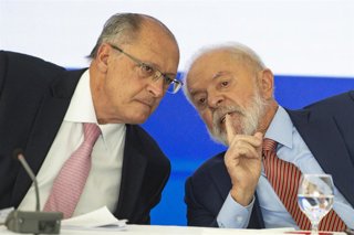Archivo - El ministro de Desarrollo, Industria, Comercio y Servicios de Brasil , Geraldo Alckmin, y el presidente de Brasil, Luiz Inácio Lula da Silva.